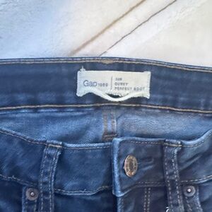 GAP curvy perfect boot cut Indigo Jeans
